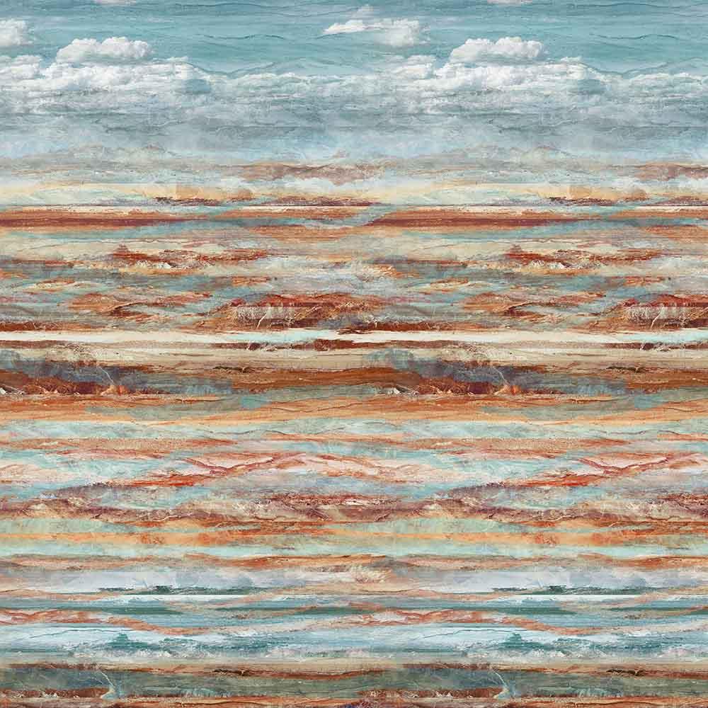 Northcott Fabrics - Canyon - Stonehenge by Deborah Edwards - Digital Collection - Ombre With Cloud - Blue/Multi - Yardage