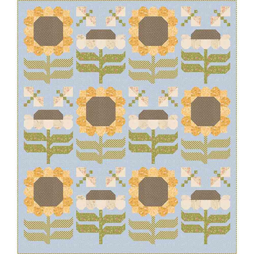Daisy Parade - My Secret Garden by Stacy Iest Hsu - Moda Fabrics - Quilt Kit