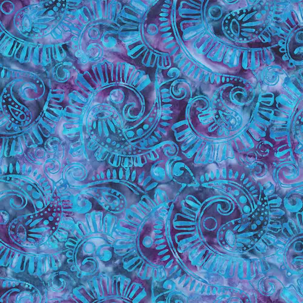 Northcott Fabrics - Banyan Batiks - Jasmine Jewels by Banyan Batiks Studio - Ornate - Pansy - Yardage