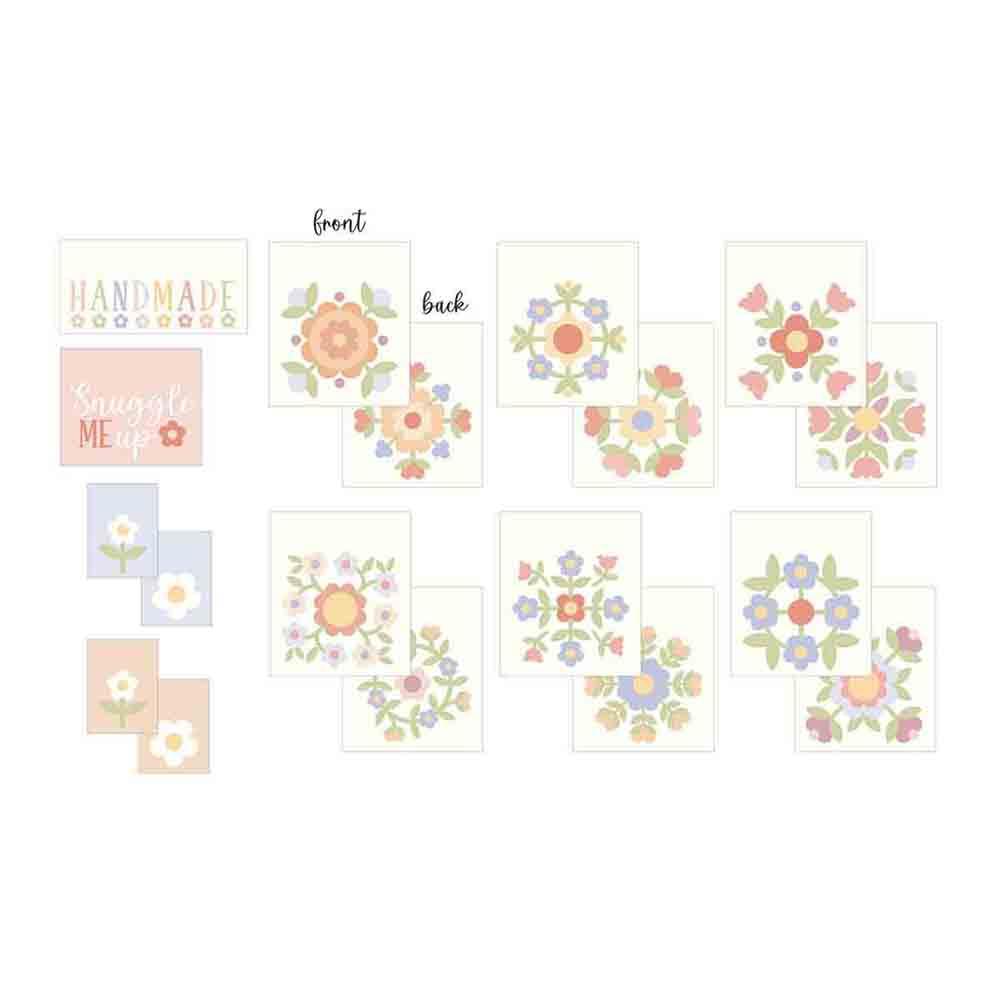Pastel Prairie Woven Quilt Labels - My Sew Quilty Life - 10 Pack