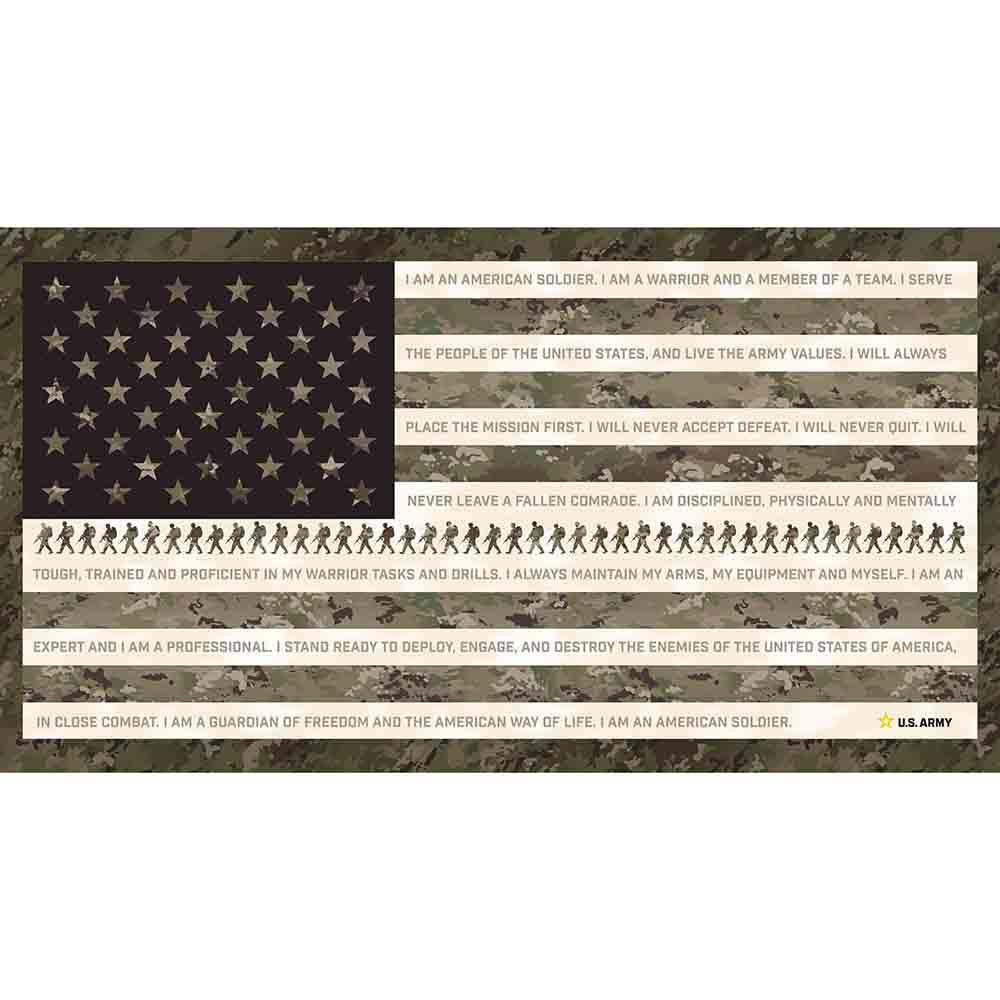 Flag - U.S. Military - Army - A.E. Nathan - Digitally Printed - 24" x 44" Panel