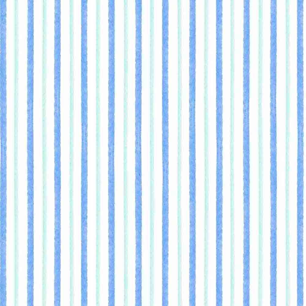 Wilmington Prints - Gentle Meadow by Lola Molina - Vertical Stripe - White - Yardage