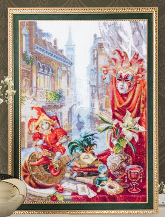 Carnevale Di Venezia (14 Count) - Cross Stitch Kit