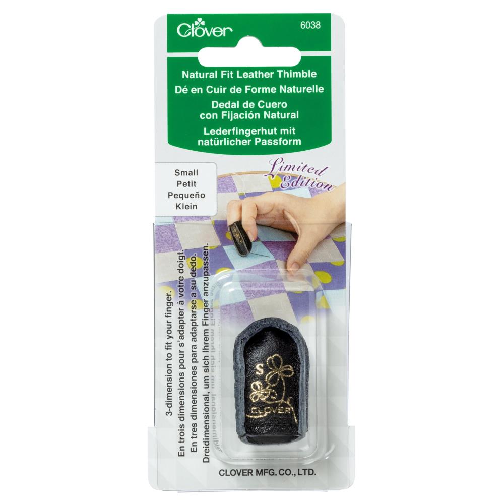 Clover Limited Edition Natural Fit Leather Thimble Small