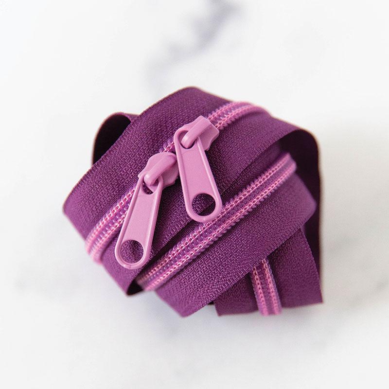 30" Zipper Plum Stitch Supply Co SSC-Z29
