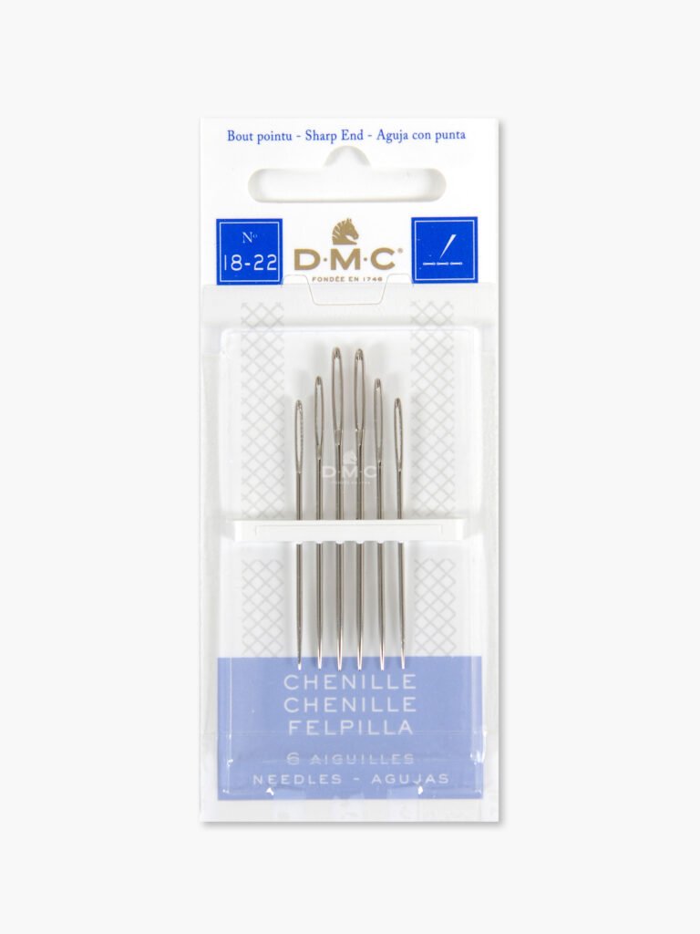 DMC – Chenille-Nadeln – 6er-Pack (Größen 18-22)