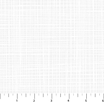 Basically Black and White Woven Check White on White Patrick Lose Northcott Cotton Fabric NC-PL-10728-10