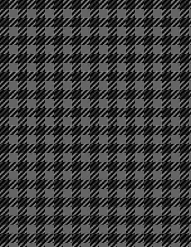 Buffalo Check Black Wilmington Prints Cotton Fabric WP-1817-39148-999