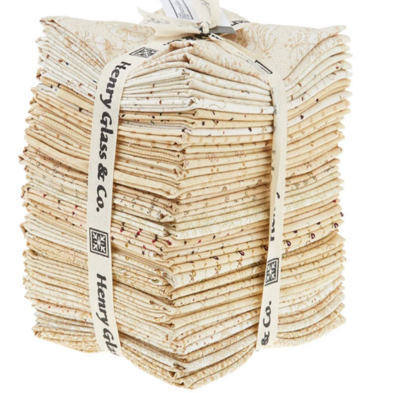 Butter Churn Basics Fat Quarter Bundle 18" x 22"32pcs Kim Diehl Henry Glass Cotton Fabric HG-FQB3439
