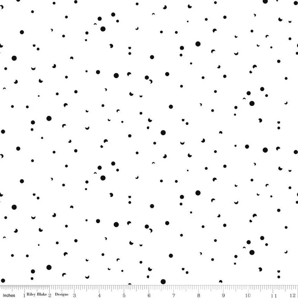 Celebrate Confetti White Riley Blake Designs Cotton Fabric RB-C15335-White