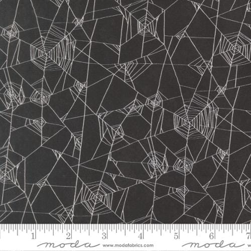 Coven Spider Web Halloween Onyx Black Robin Pickens Moda Cotton Fabric MD-48804-16
