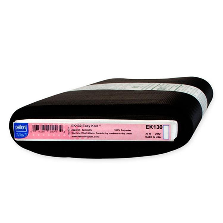 Easy-Knit Tricot Fusible Knit Interfacing & Supple Stabilizer 20" Black Pellon Pellon-EK130B Sold By Yard