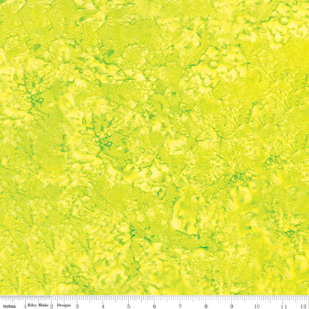 Expressions Batiks Hand-Dyes Basic Texture Blender Kiwi Green Riley Blake Cotton Fabric RB-BT21000-311