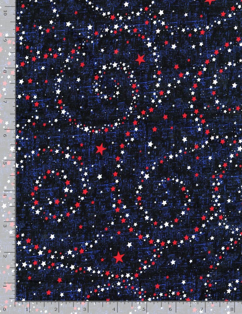 Extra Wide Backing 108" Wide back USA Stars Navy Timeless Treasures Cotton Fabric TT-XUSA-CD6309-NAVY