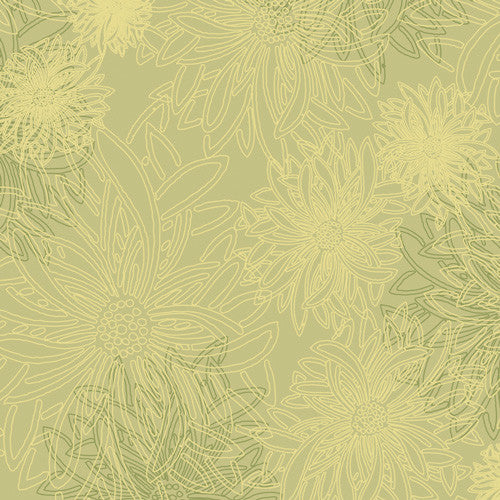 Floral Elements, Pear Green