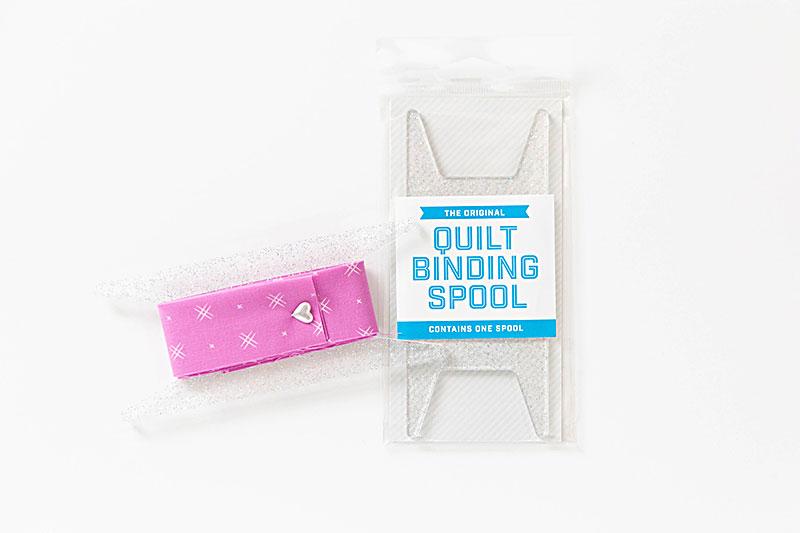 Glitter Binding Spool 5.75" x 2.5" White Stitch Supply Co. SSC-303