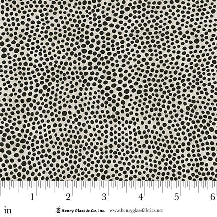 Jungle Romp Small Dots Tan Betsey Cavallo Henry Glass Cotton Fabric HG-2106-49