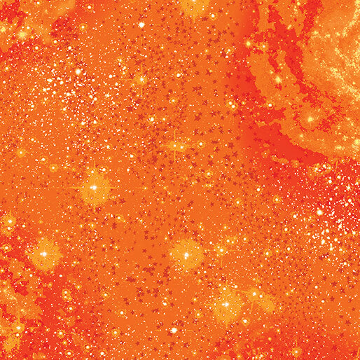 Magical Basics Magic Orange Kanvas Studio Benartex Cotton Fabric BE-15280-36