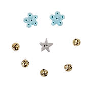 Christmas Critters Peace - Button Pack PM1602BP