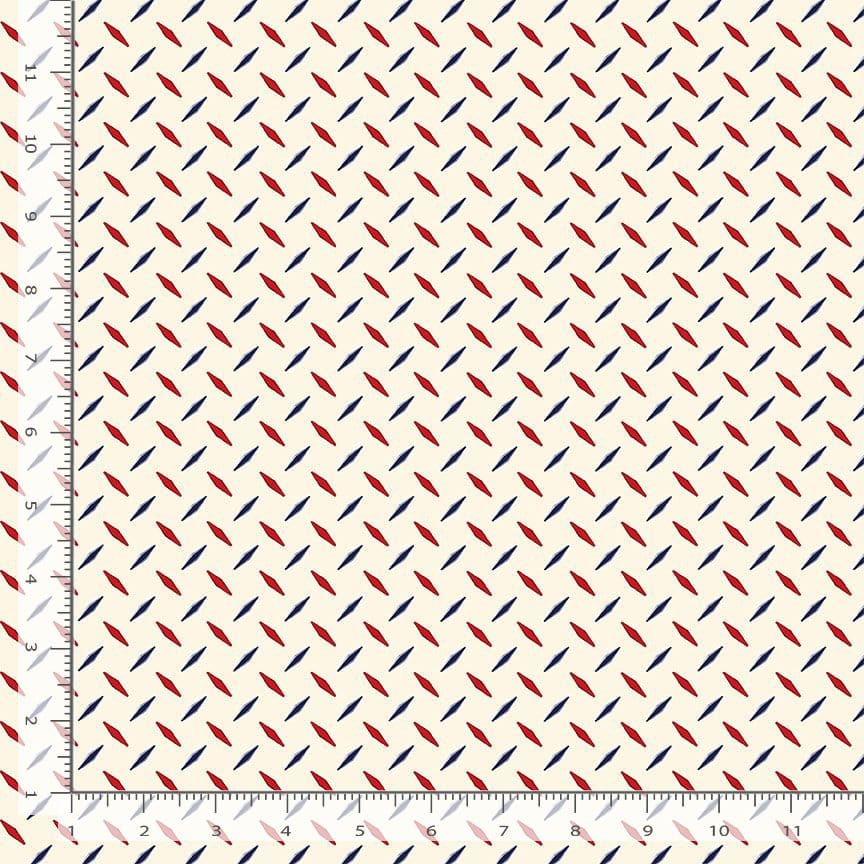 Path to Freedom Diamond Geo Cream The Combat Quilter Timeless Treasures Cotton Fabric TT-CQ-CD3919-CREAM