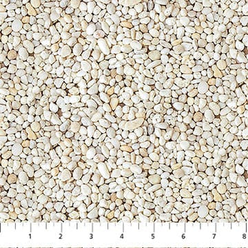 Running Free Pebbles Cream Deborah Edwards Northcott Cotton Fabric NC-DP28591-11