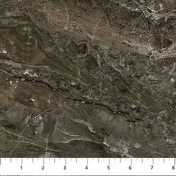 Running Free Veined Granite Dark Brown Deborah Edwards Northcott Cotton Fabric NC-DP28594-36