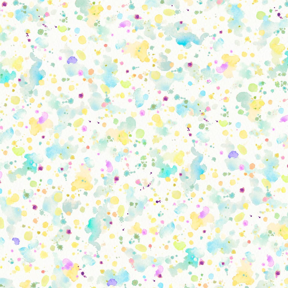 Sally's Speckle 108" Wideback Paint Splatter White Multi Sillier Than Sally P&B Textiles Cotton Fabric PB-SSPW-5786-TY