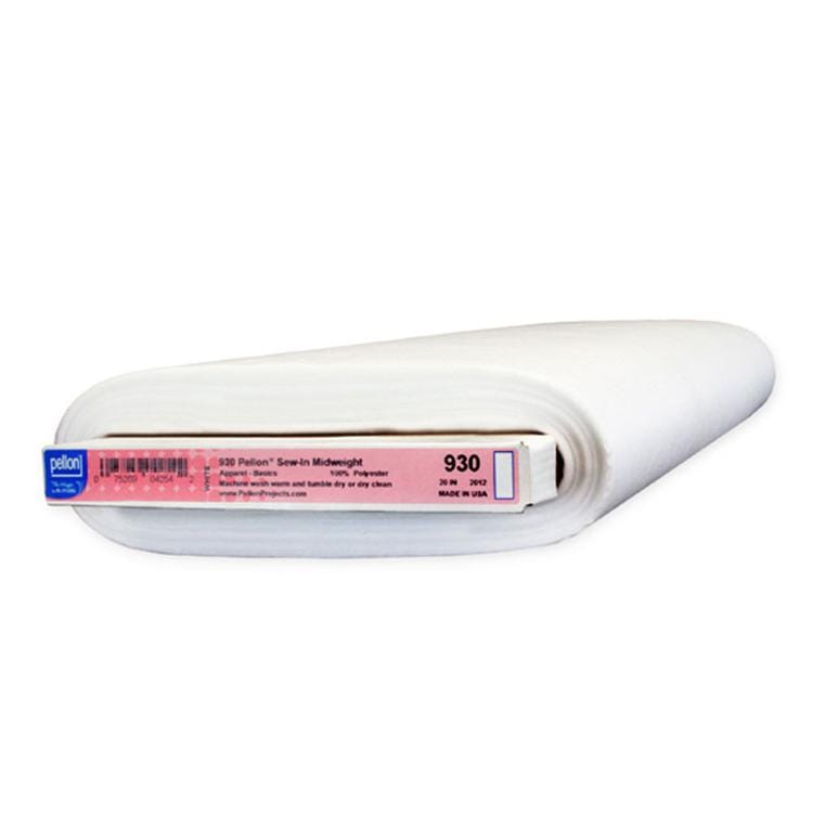 Sew In Non-Woven Interfacing 20" White Pellon Pellon-930 Sold By Yard