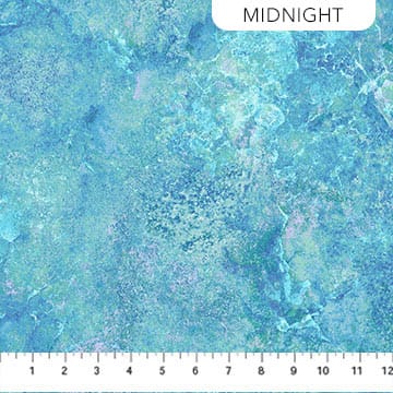 Stonehenge Gradations II Quartz in Midnight Light Blue Linda Ludovico Northcott Cotton Fabric NC-26756-490