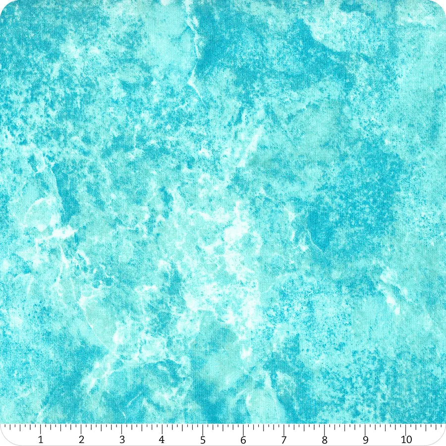 Stonehenge Basics Texture Clearwater Linda Ludovico Northcott Cotton Fabric NC-39302-620