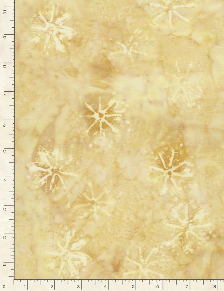 Tonga Wallflowers Pinwheel Honey Beige Timeless Treasures Cotton Batik Fabric TT-TONGA-B6169-HONEY