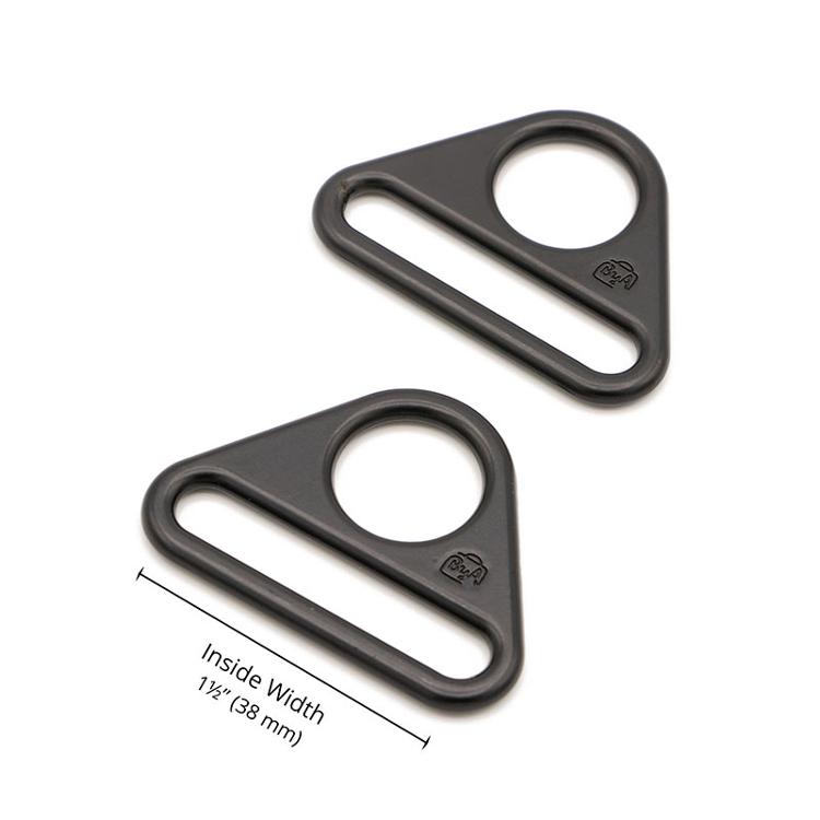 Triangle Ring Flat 1.5" Black Patterns By Annie PBA-HAR15TRBMTWO