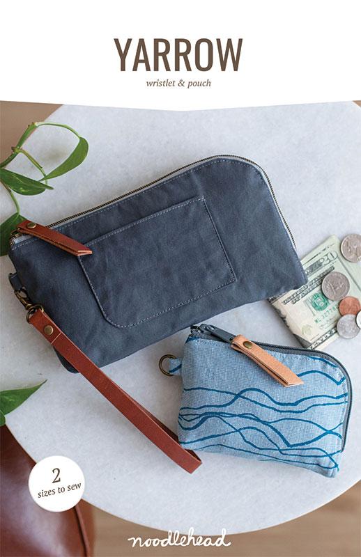 Yarrow Wristlet & Pouch Bag/Tote Pattern Anna Graham Noodlehead AG-551