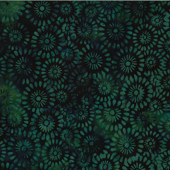 Brilliant Gems Batik V2538-473 Basil - 0.89m (approx. 35") Remnant