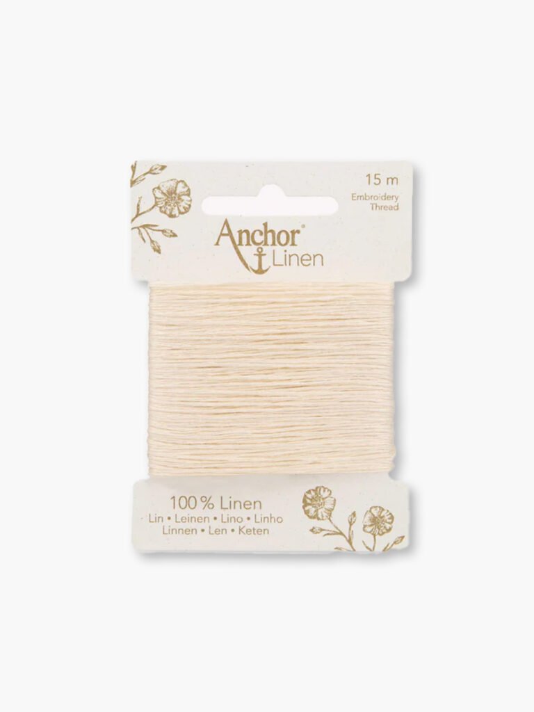 Anchor Linen Floss 02 Ivory– 100% Linen – 6-Strand – 15 m