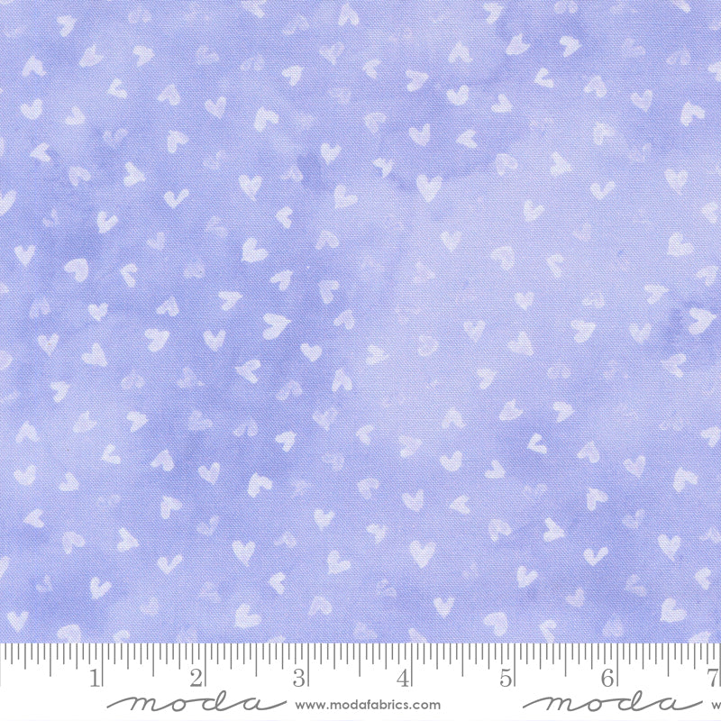 Delphinium 24653-13 Lilac Light Hearts - 0.79m (approx. 31") Remnant