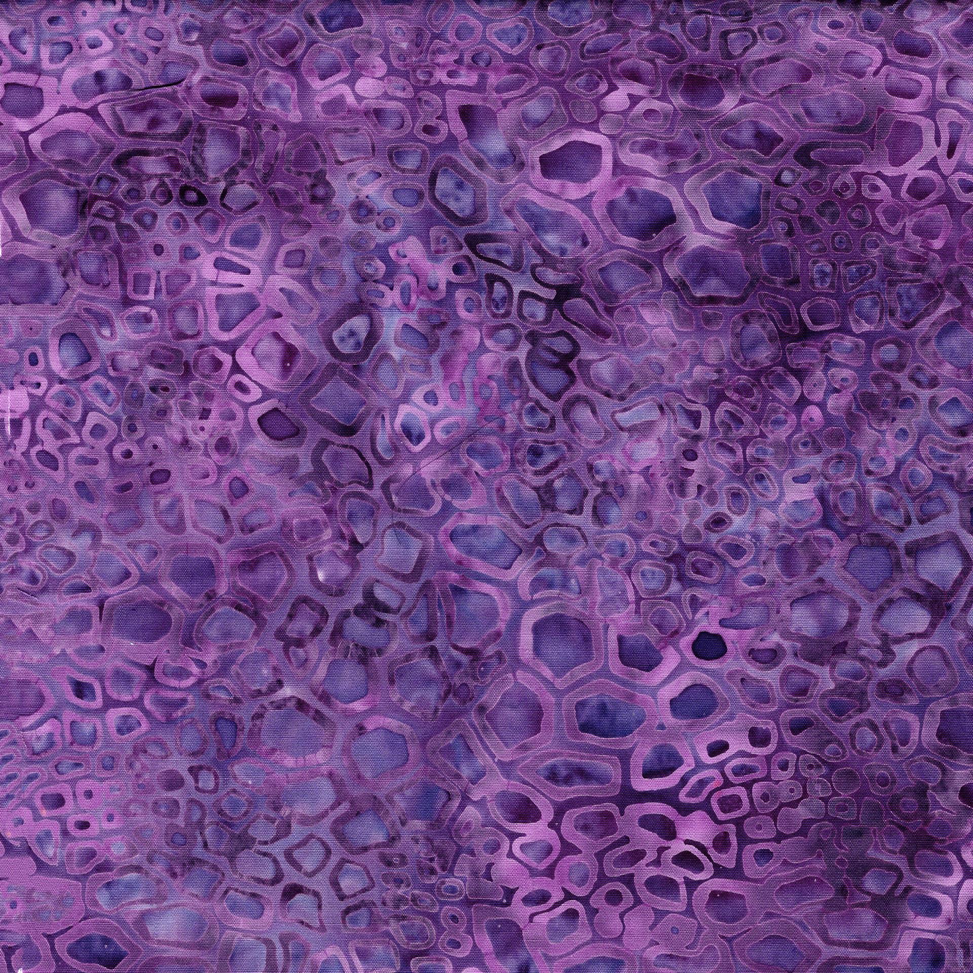 Fossil Finesse - Purple Batik Fabric, Island Batik 112521410 Iron Pyrite