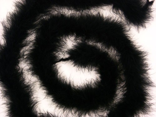 Marabou Boa-Black