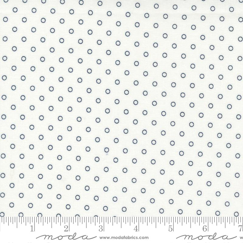 Nantucket Summer 55264-11 Cream Smitten Dot