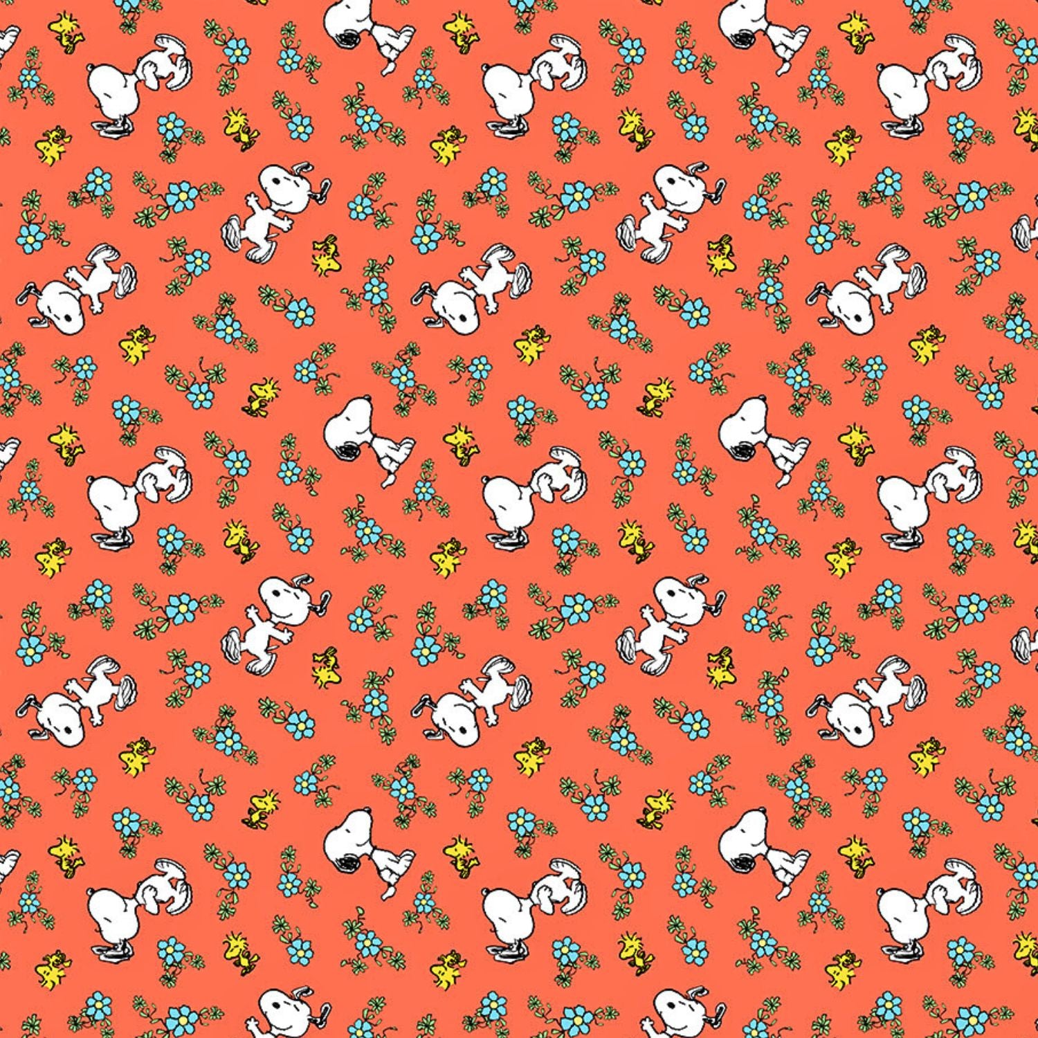 Peanuts P1004-24 Floral Red (Preorder/Prepay: Read description for full details)