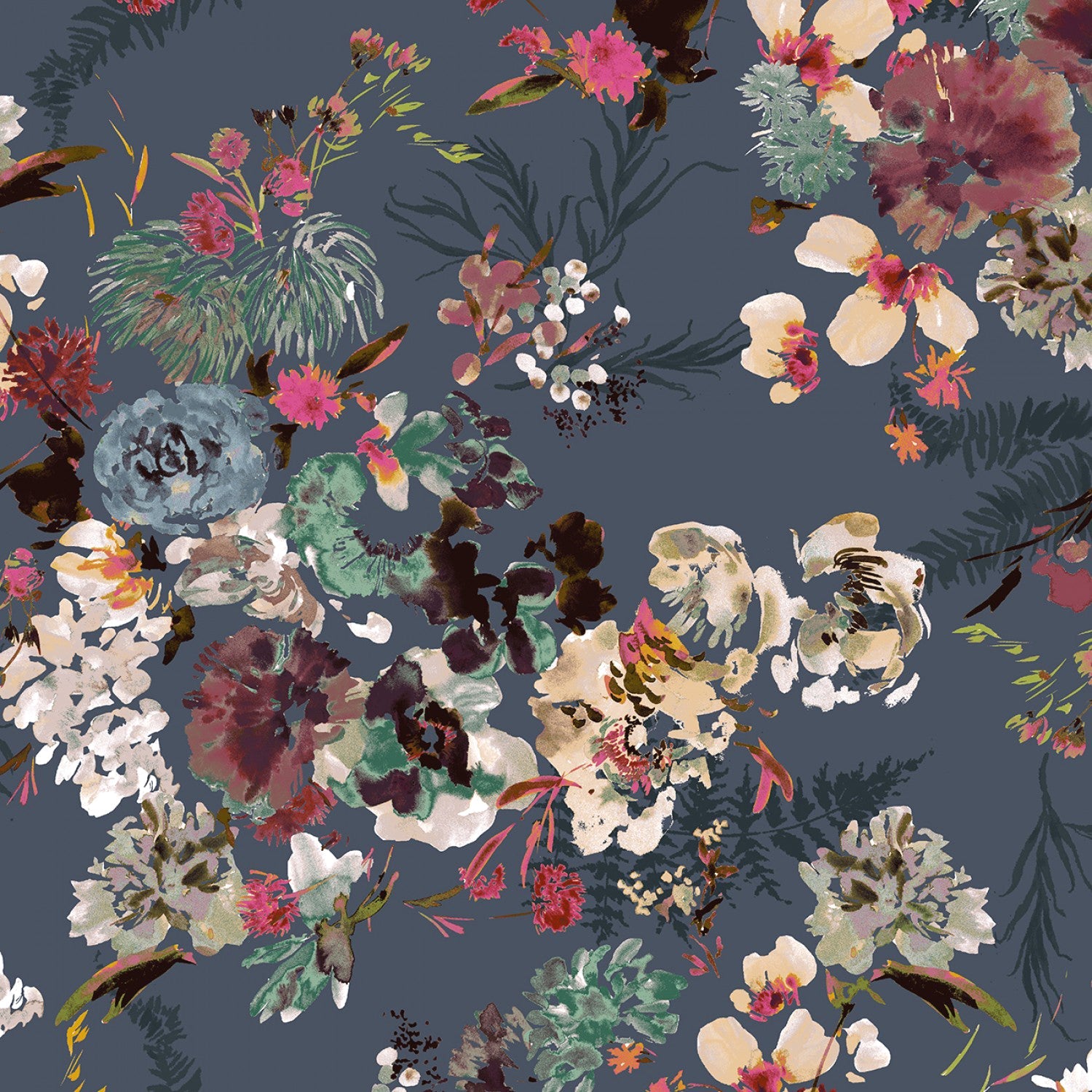 Perennial 53804D-10 Slate Flora - Fat Quarter