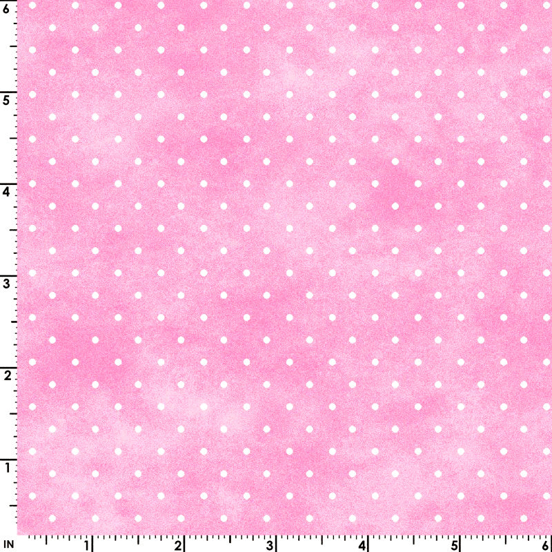 Playtime Flannel MASF10690-P Pink Tiny Dots - Fat Quarter