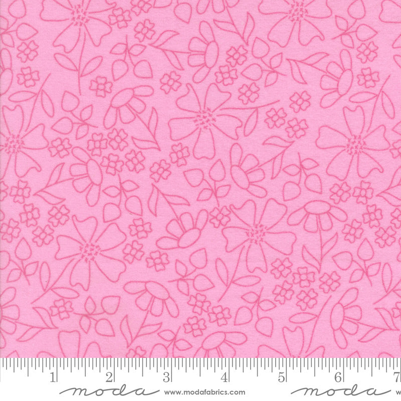 Sherbet Sunshine Flannel 29223-26F Petunia Sunshine Sketch