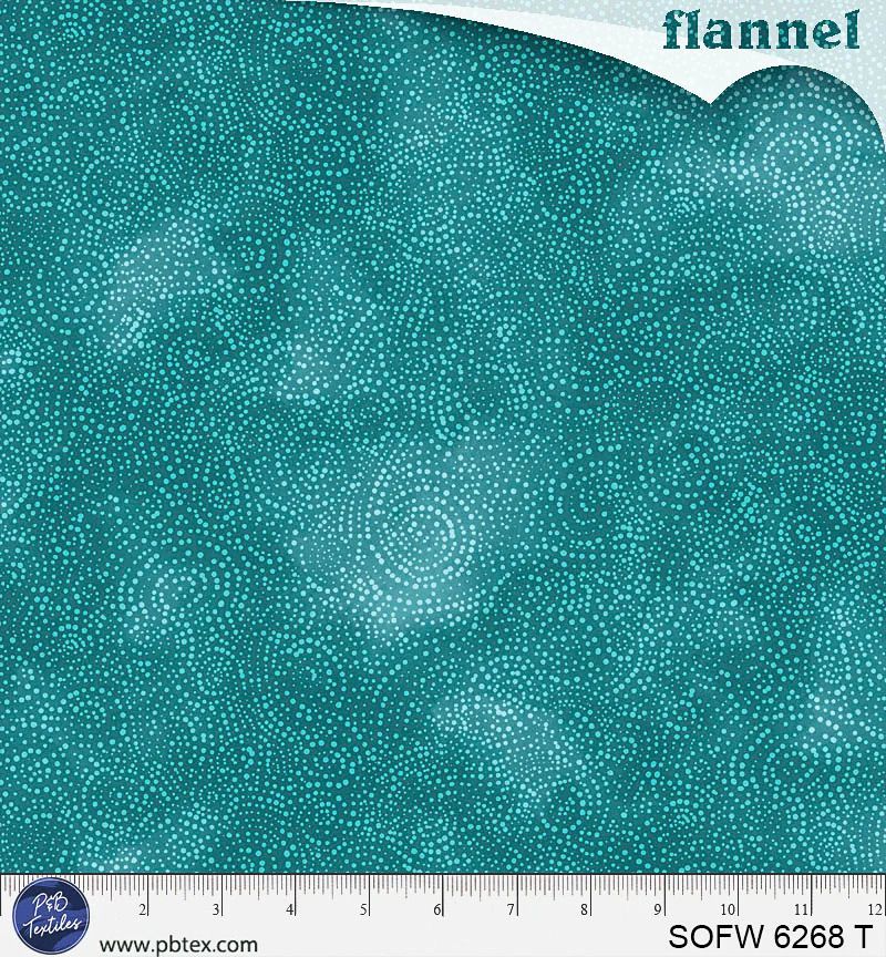 Solstice Flannel 108" SOFW 6268 T Serene Swirls