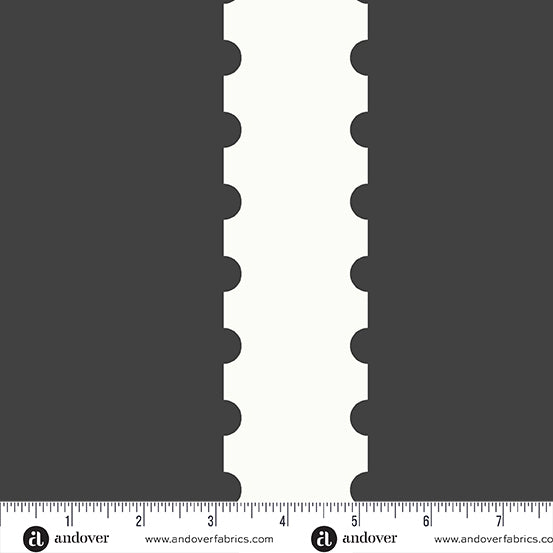 Stamp Stripe A-1131-K Charcoal (Repeat Printing - Preorder/Prepay: Read Description for Full Details)